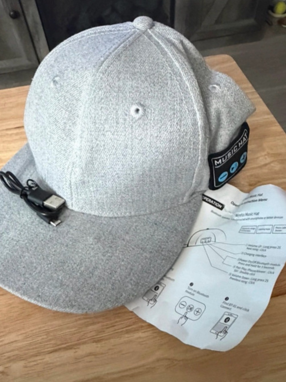 Speaker baseball hat